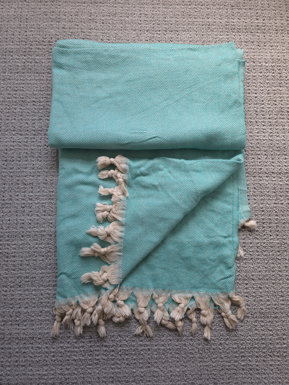 Handmade Turkish Cotton Blanket & Beach Towel